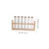 Cabilock Household Test Tube Rack Glass Tube Display for Kitchen Compact Lightweight Coffee Bean Storage Vase view 3