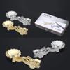 Chopsticks Holder-2pcs Chopsticks Holder Alloy Retro Dragon Head Chopsticks Rack Knife Spoon Fork Stand Silver Decor Gift view 3