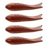 ASDUU 4pcs Wooden Chopsticks Rest Set, Fish Shaped Chopstick Holder Rack for Fork, Spoons Decor Gift view 1