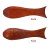 ASDUU 4pcs Wooden Chopsticks Rest Set, Fish Shaped Chopstick Holder Rack for Fork, Spoons Decor Gift view 3