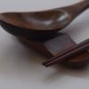 ASDUU Wooden Chopstick Rests, Japanese Style Wooden Chopstick Holder Brown Utensil Holder Chopstick Rest Holder Set for Table 4Pcs Decor Gift view 4