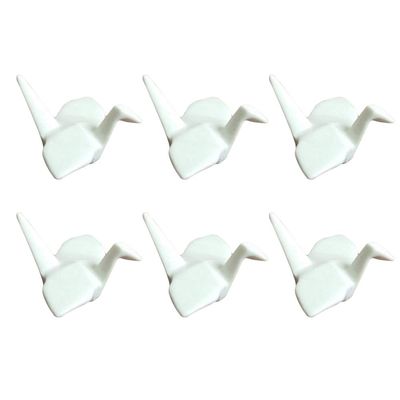 ASDUU Chopsticks Holder-6 Pcs Japanese-Style Ceramics Chopsticks Rests Handmade Thousand Paper Crane Chopsticks Holder Fork Knife Holder Rack Decor Gift