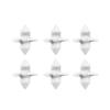 ASDUU Chopsticks Holder-6 Pcs Japanese-Style Ceramics Chopsticks Rests Handmade Thousand Paper Crane Chopsticks Holder Fork Knife Holder Rack Decor Gift view 3