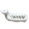 ASDUU Funny Pekingese Chopstick Rest Holder Set Spoon Fork Stand Seasoning Plate for Tableware Cooking Utensils Dish Gift Kitchen Accessories Decor Gift view 1