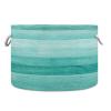 Bolaz Large Storage Basket Teal Turquoise Green Wood Toy Storage Box Organizer Bins with Handles Laundry Hamper Basket for Home Decor view 1