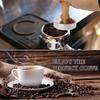 57.5mm Espresso Tamper, Premium Barista Coffee Tamper with Wooden Handle, Stainless Steel Flat Base Coffee Ground Press Hammer, Espresso Machine Accessories view 2