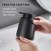 12Oz Black Soap Dispenser - Modern Ceramic Lotion Hand Soap Dispenser with Easy-to-Press Black Pump, Reusable and Refillable Liquid Dish Soap Dispensers for Bathroom & Kitchen view 2
