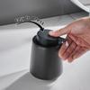 12Oz Black Soap Dispenser - Modern Ceramic Lotion Hand Soap Dispenser with Easy-to-Press Black Pump, Reusable and Refillable Liquid Dish Soap Dispensers for Bathroom & Kitchen view 4