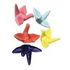 ASDUU 5pcs Ceramic Chopsticks Stand Cute Ceramic Chopsticks Rest Rack Thousand Paper Crane Chopstick Rest Ceramic Fork Rest for Decation Decor Gift view 1