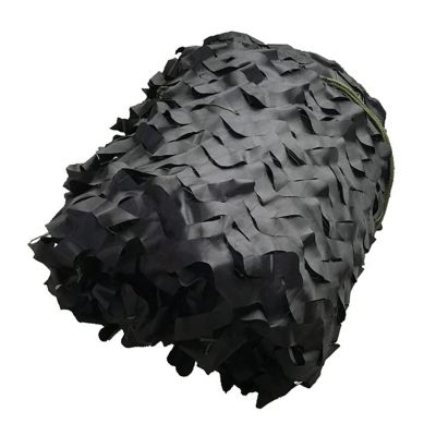Jolan Sunscreen Camouflage Netting,Black,Military Reinforced Camouflage Net,Hunting,Camping,Theme Party Decoration Camo Netting,Outdoor Shade Net 2m 3m 4m 5m 6m 7m 8m 9m 10m,Black-4x6m(13.1 * 19.7ft)