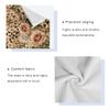 YoCosy 3-Piece Towel Set, Leopard Print Flower Floral Bath Towel Sets Absorbent Soft Towels for Bathroom Quick Dry Cotton Bath Sheets (Contains 1 Bath Towel, 1 Hand Towel, 1 Washcloth) view 3