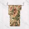YoCosy 3-Piece Towel Set, Leopard Print Flower Floral Bath Towel Sets Absorbent Soft Towels for Bathroom Quick Dry Cotton Bath Sheets (Contains 1 Bath Towel, 1 Hand Towel, 1 Washcloth) view 4