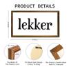 Lekker sign, Dutch home decor, Dutch gift, lekker, Dutch home, Amsterdam, Netherlands, Holland, Dutch Christmas, Opa, Oma, Gezellig, ideas view 2