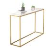 HAIZHEN Side End Table Sofa Side Table, Console Table Entryway Hall Table with 4 Sizes, Long Narrow Accent Table for Living Room, Against Any Wall. 80CM/100CM/120CM/140CM for Living Room Bedroom view 1