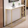 HAIZHEN Side End Table Sofa Side Table, Console Table Entryway Hall Table with 4 Sizes, Long Narrow Accent Table for Living Room, Against Any Wall. 80CM/100CM/120CM/140CM for Living Room Bedroom view 2