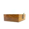 Ark Wood Art International Spice Box | Masala Box |Handmade Dry Fruit Container | Handcrafted with Indian Rosewood & 7 Non-Detachable Containers in Hexagonal Shape view 3
