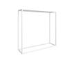 HAIZHEN Side End Table Side Table,Console Entryway Hallway Table, Behind Coach Sofa Slim Entry Table, Industrial Vintage Look, Black Metal Frame 80CM/100CM for Living Room Bedroom view 1