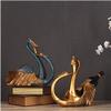 SCZWP8 Swan Wine Rack Decoration Creative Modern European Wine Cabinet Restaurant Decoration Wine Rack Decoration Decoration for Your Living Room Office Desktop Home Decorations Home Supplies view 3