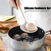 12Pcs Silicone Cooking Utensils Set with Holder, Kitchen Utensil Set for Nonstick Cookware, Silicone Cooking Set Holder, Kitchen Tools Kitchen Gadgets, Spatula, Tongs, Whisk, view 2