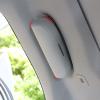 Car Sunglasses Glasses Holder, for BMW X1 X3 X4 X5, for Mercedes Benz A/B/C/E GLA CLA GLK GL ML GLE Class,Beige view 3