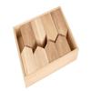 Artemio 8 Wooden Houses + Tray 24 x 18 x 5.5 cm view 1