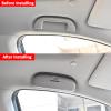 LadyCent Car Sunglasses Holder Glasses Case Glasses Storage Box Accessories, for Odyssey 2009-2021,Beige view 3