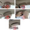 LadyCent Car Sunglasses Holder Glasses Case, for Volvo XC40 XC60 XC70 XC90 S40 S60 S80 V40 V60 V70 V90,Beige view 4