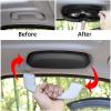 LadyCent Car Sunglass Case Glasses Holder Box, for BMW 1/2/3/4/5/7 Series X1/X3/X5/X6 F30 F10 F15 F16 F34 G30 E70 E71 F07 F01,Gray view 3