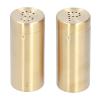 Alvinlite Stainless Steel Dredge, Spice Jar Salt and Pepper Shaker for Kitchen Condiments (Gold) view 1