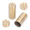 Alvinlite Stainless Steel Dredge, Spice Jar Salt and Pepper Shaker for Kitchen Condiments (Gold) view 3