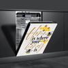 Bee Dishwasher Magentic Cover, Honeycomb Decoration Self Adhesive Magnet Refrigerator Decal, Farmhouse Kitchen Home Appliances Decorative Stickers 23inch W x 17inch H view 4