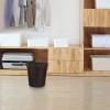 Blanket Round Woven Wicker Waste Basket: Rattan Paper Trash Can Straw Storage Laundry Hamper Flower Basket Vase Laundry view 3