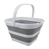 SAMMART 10L (2.6 Gallon) Collapsible Rectangular Handy Bucket (White/Grey, 1) view 1