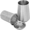 Coffee Sifter Ground Coffee Receiver Stainless Steel Coffee Filter Container with Non-Slip Base, Coffee Sieve Ultra Fine Mesh, Coffee Strainer for Sustainable Brewing view 1