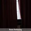 MIULEE Dusty Rose Pink Velvet Curtains Thermal Insulated Blackout Curtain Drapes for Bedroom Living Room Darkening 96 Inches Long Curtains Panels Rod Pocket Set of 2 view 4
