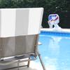 Superior Cabana Cotton Lounge Chair Cover, Outdoor Towel/Chaise Furniture Covers, Terry Cloth, Beach, Spa, Swim Accessories, Pool Chair Cover, Soft, Quick Drying, 32" x 102", Light Grey view 4