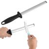 Alvinlite 10 Inch Sharpening Rod, Ceramic Sharpener Stick for Kitchen Knife Scissors view 2
