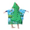 Athaelay Soft Microfiber Swim Cover-ups for 3 to 10 Years Old Kids Hooded Bath Beach Poncho Towels (Alligator, Fits 3-10 Years) view 2