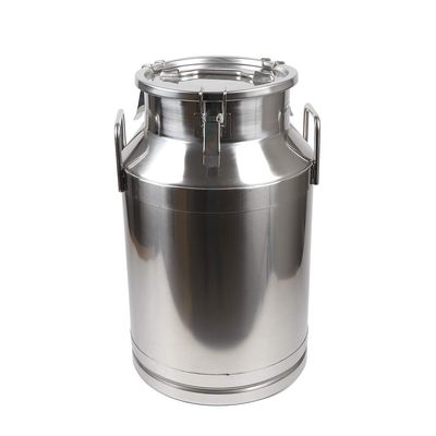 40 L /10.6 304 Gallon Stainless Steel Milk Can, Heavy Duty Milk Transport Cans with Sealed Lid Jug Milk Jug for Milk Storage Transportation (US Stock)