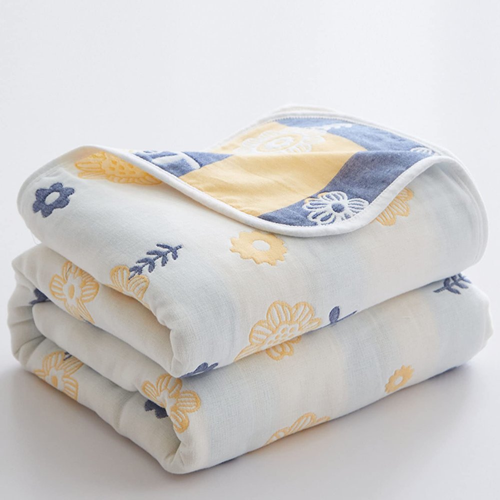 BAILR Towel Blanket Breathable 7179inch, Breathable and Washable Blankets, Easy Care Blanket for Home Bed, Sofa & Dorm (I 180200cm)