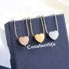 constantlife Cremation Jewelry for Ashes Heart Pendant Memorial Urn Necklace for Women Memorial Small Ashes Holder Stainless Steel Personalized Customization Keepsake (3Pcs-Silver+Gold+Rose Gold) view 2