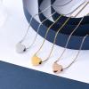 constantlife Cremation Jewelry for Ashes Heart Pendant Memorial Urn Necklace for Women Memorial Small Ashes Holder Stainless Steel Personalized Customization Keepsake (3Pcs-Silver+Gold+Rose Gold) view 3