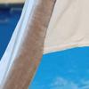 Superior Cabana Cotton Lounge Chair Cover, Outdoor Towel/Chaise Furniture Covers, Terry Cloth, Beach, Spa, Swim Accessories, Pool Chair Cover, Soft, Quick Drying, 32" x 102", Taupe view 3