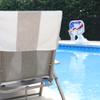 Superior Cabana Cotton Lounge Chair Cover, Outdoor Towel/Chaise Furniture Covers, Terry Cloth, Beach, Spa, Swim Accessories, Pool Chair Cover, Soft, Quick Drying, 32" x 102", Taupe view 4