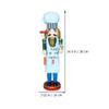 LUOZZY Traditional Wooden Chef Nutcracker Wooden Nutcracker Adorn for Christmas Festive Holiday Home Office Car Decor view 2