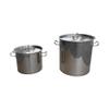 20 24 32 40 52QT Rustproof Stainless Steel Stock Pot Set, Kettle Steamer Pot Set view 2
