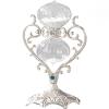 Hourglass Sand Timer Decorative,360 Rotating Metal White Sand Watch 30 Min,Antique Hour Glass Decor for Office Desk- Crafts,Ornaments (White Sand) view 1