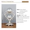 Hourglass Sand Timer Decorative,360 Rotating Metal White Sand Watch 30 Min,Antique Hour Glass Decor for Office Desk- Crafts,Ornaments (White Sand) view 2