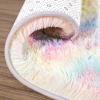 AROGAN Soft Rainbow Area Rugs for Girls Room 2x6 Feet, Fluffy Girls Bedroom Rugs, Princess Rug, Cute Colorful Carpet for Kids Teens Nursery Toddler, Pink view 2