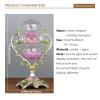 Hourglass Sand Timer Decorative,360 Rotating Metal White Sand Watch 30 Min,Antique Hour Glass Decor for Office Desk- Crafts,Ornaments(Pink Sand) view 2